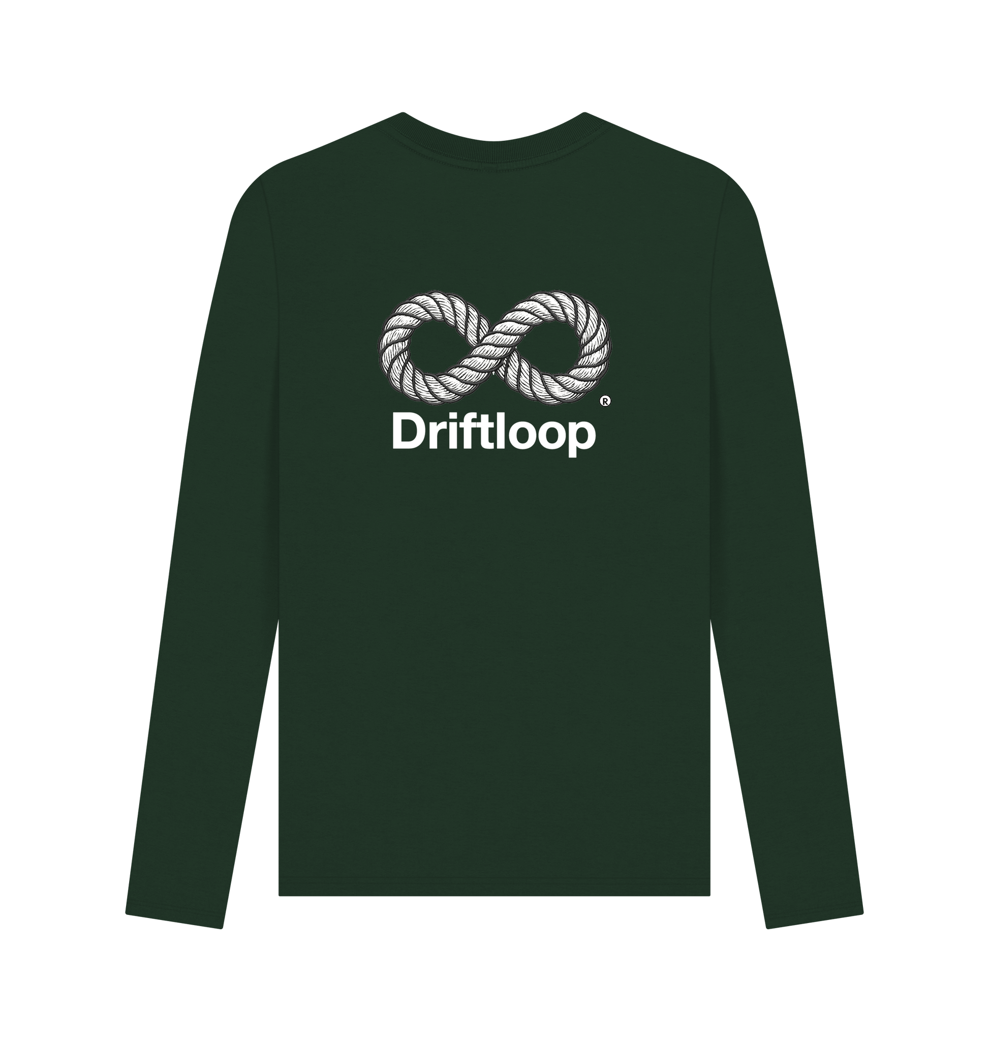 Evergreen Printed Long Sleeve T Shirt Back