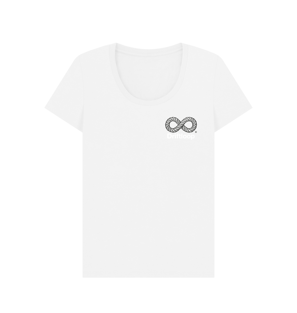 White Printed T-shirt Front