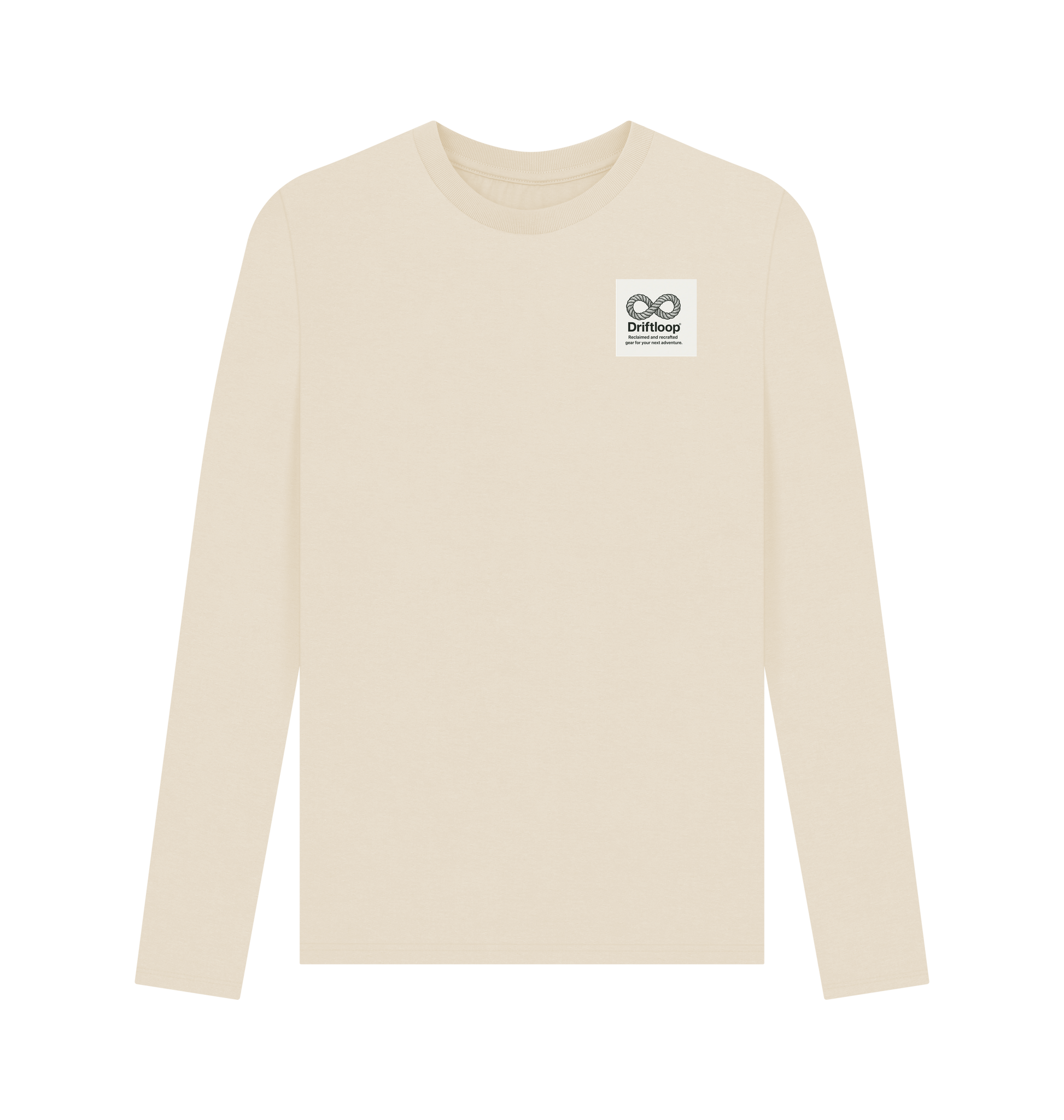 Oat Printed Long Sleeve T Shirt Front