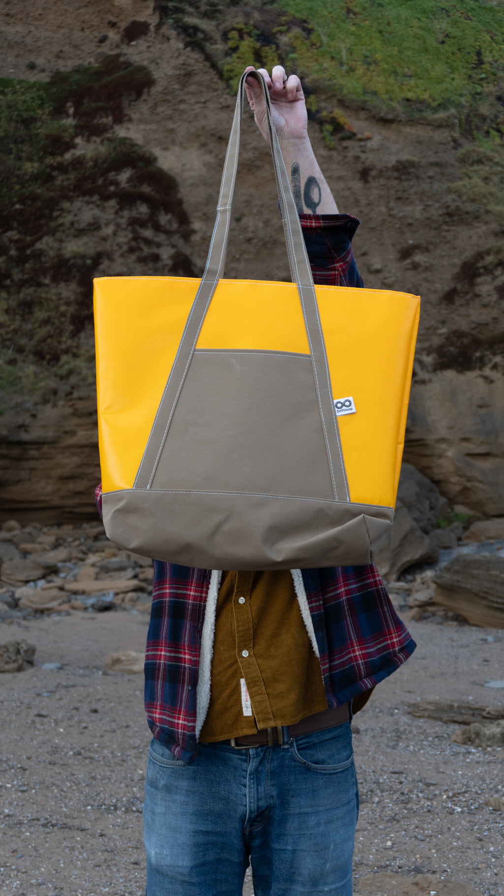 Driftloop Beach Bag - Yellow / Canvas