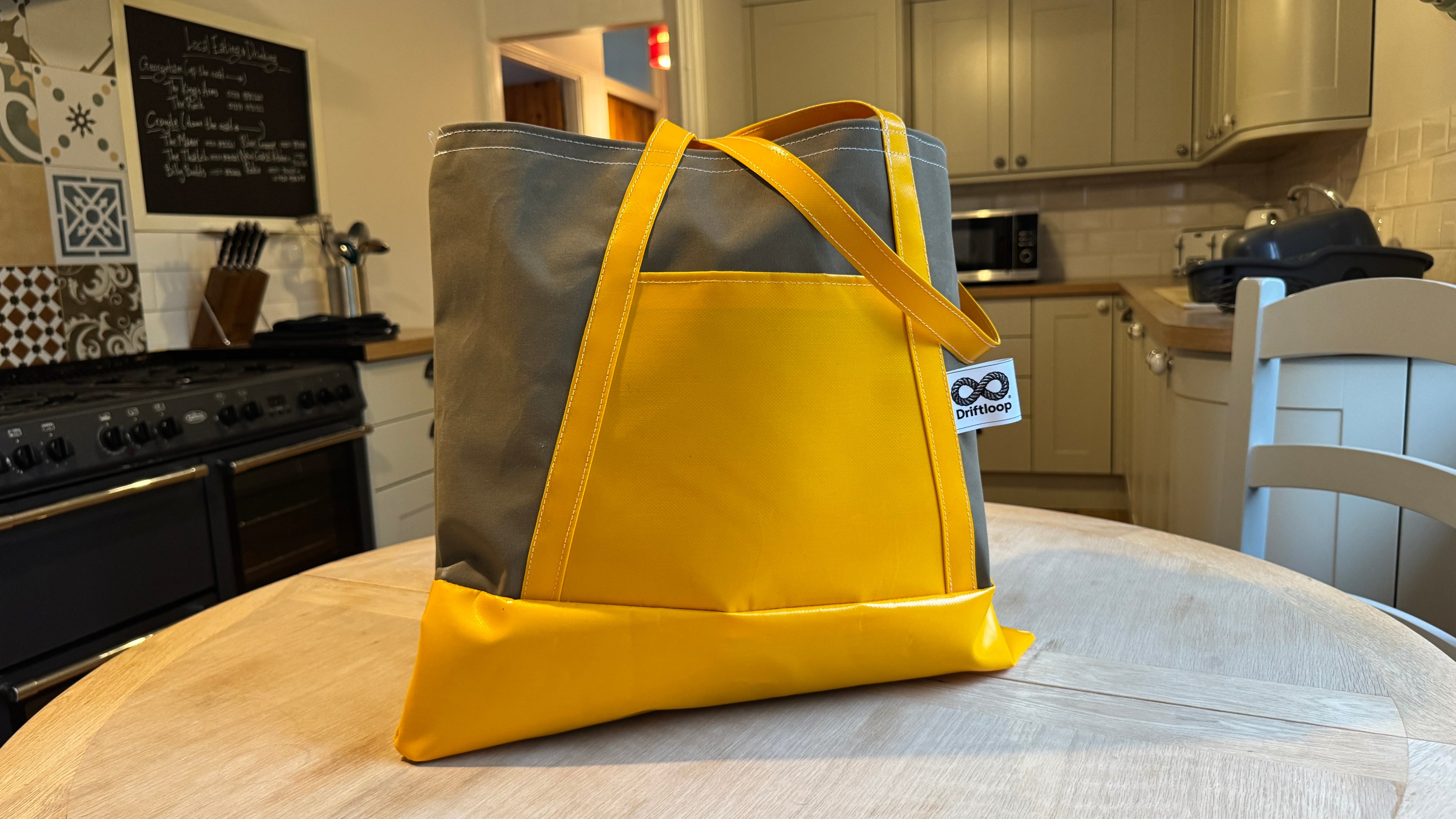 Driftloop Beach Bag - Yellow / Canvas