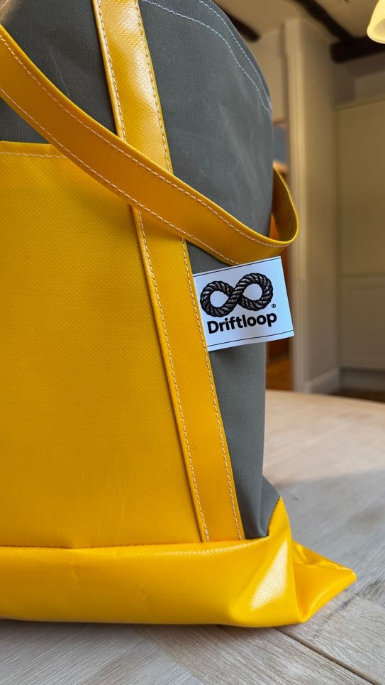 Driftloop Beach Bag - Yellow / Canvas