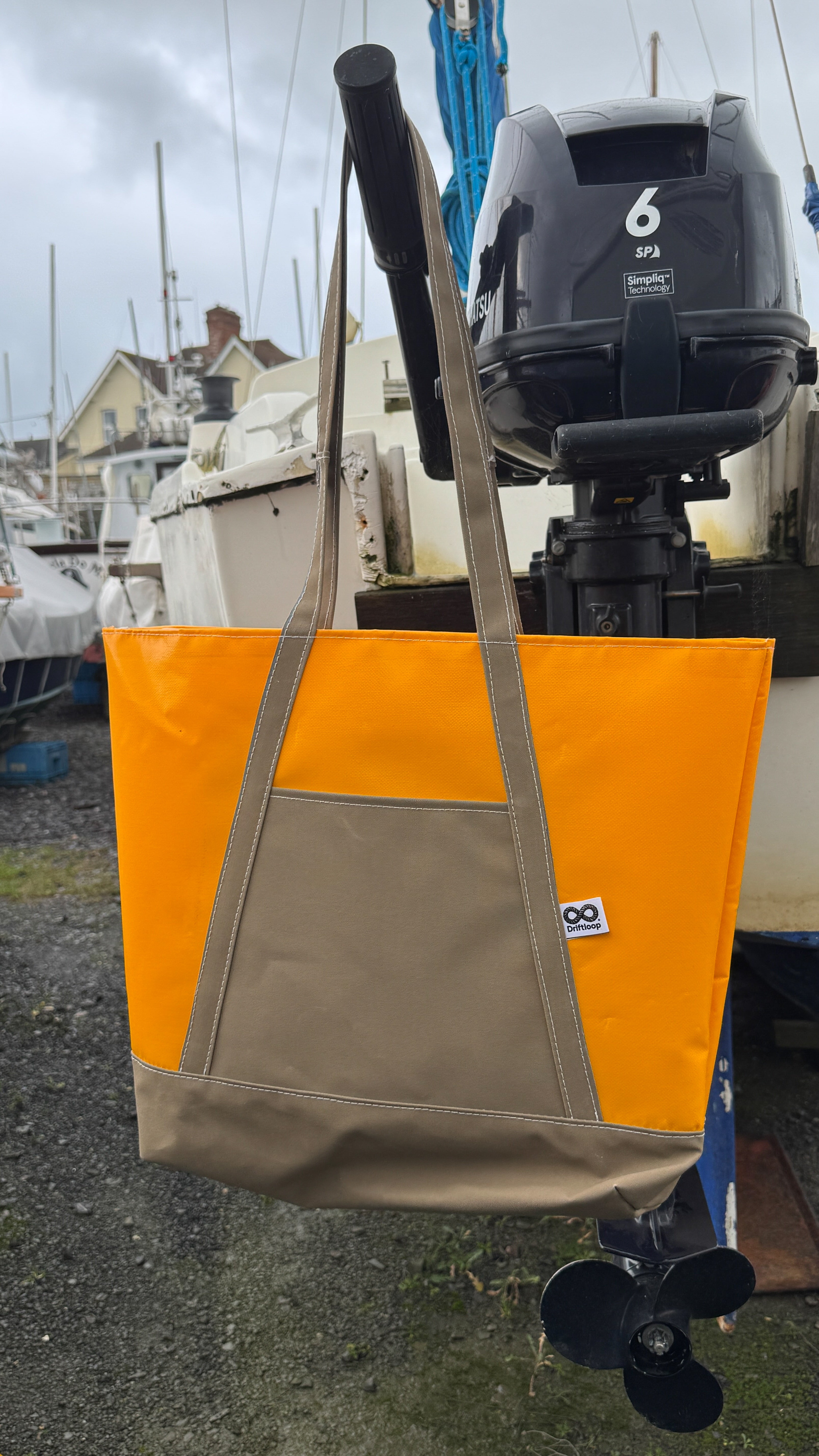 Driftloop Beach Bag - Yellow / Canvas
