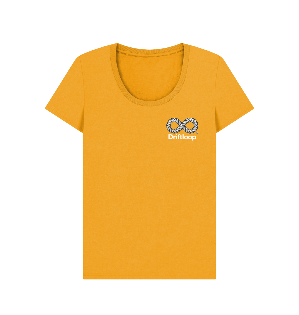 Mustard Printed T-shirt Front