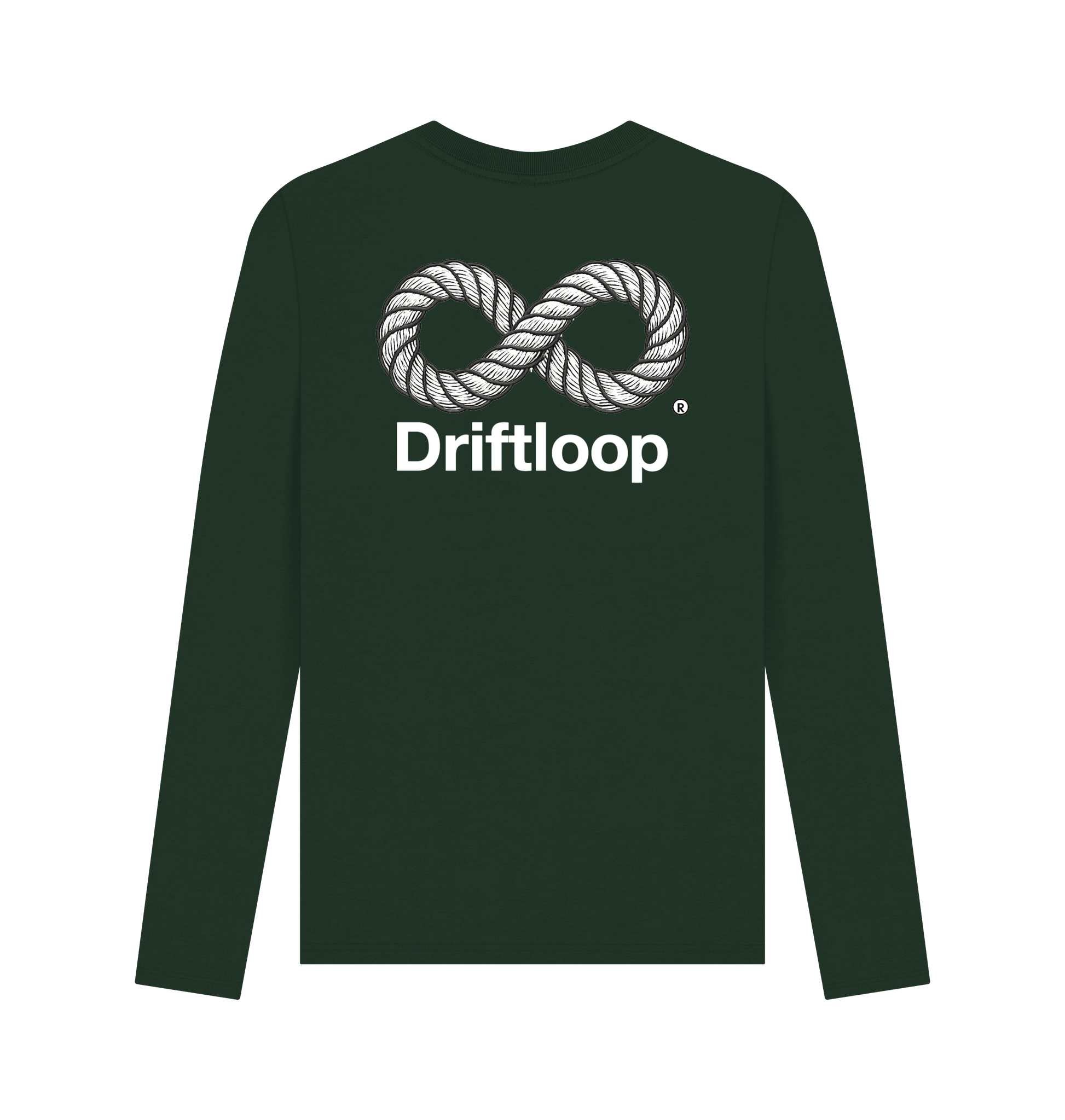 Evergreen Printed Long Sleeve T Shirt Back