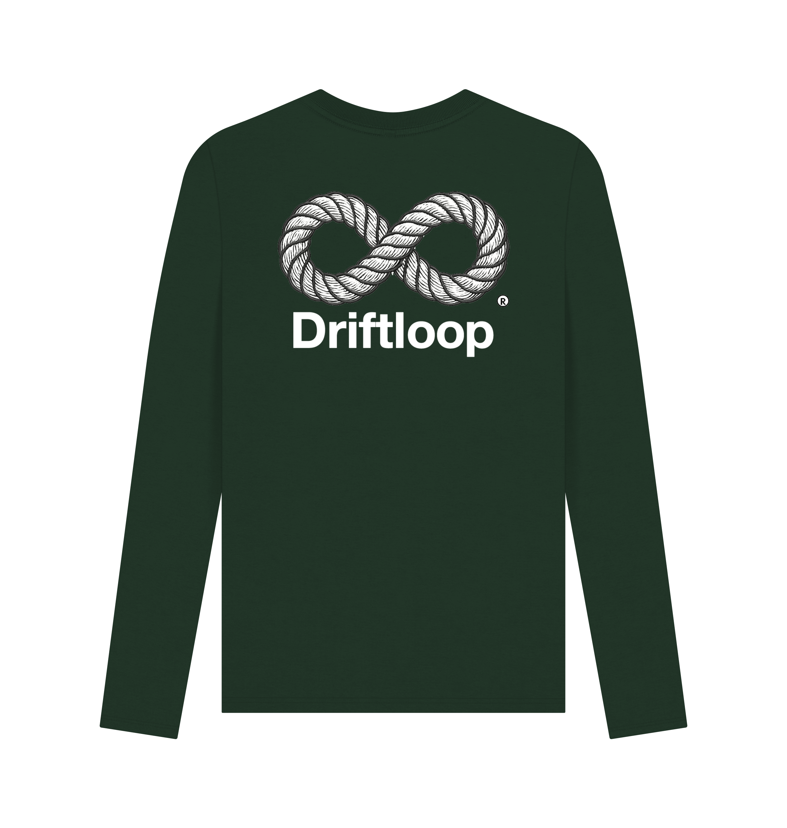 Evergreen Printed Long Sleeve T Shirt Back