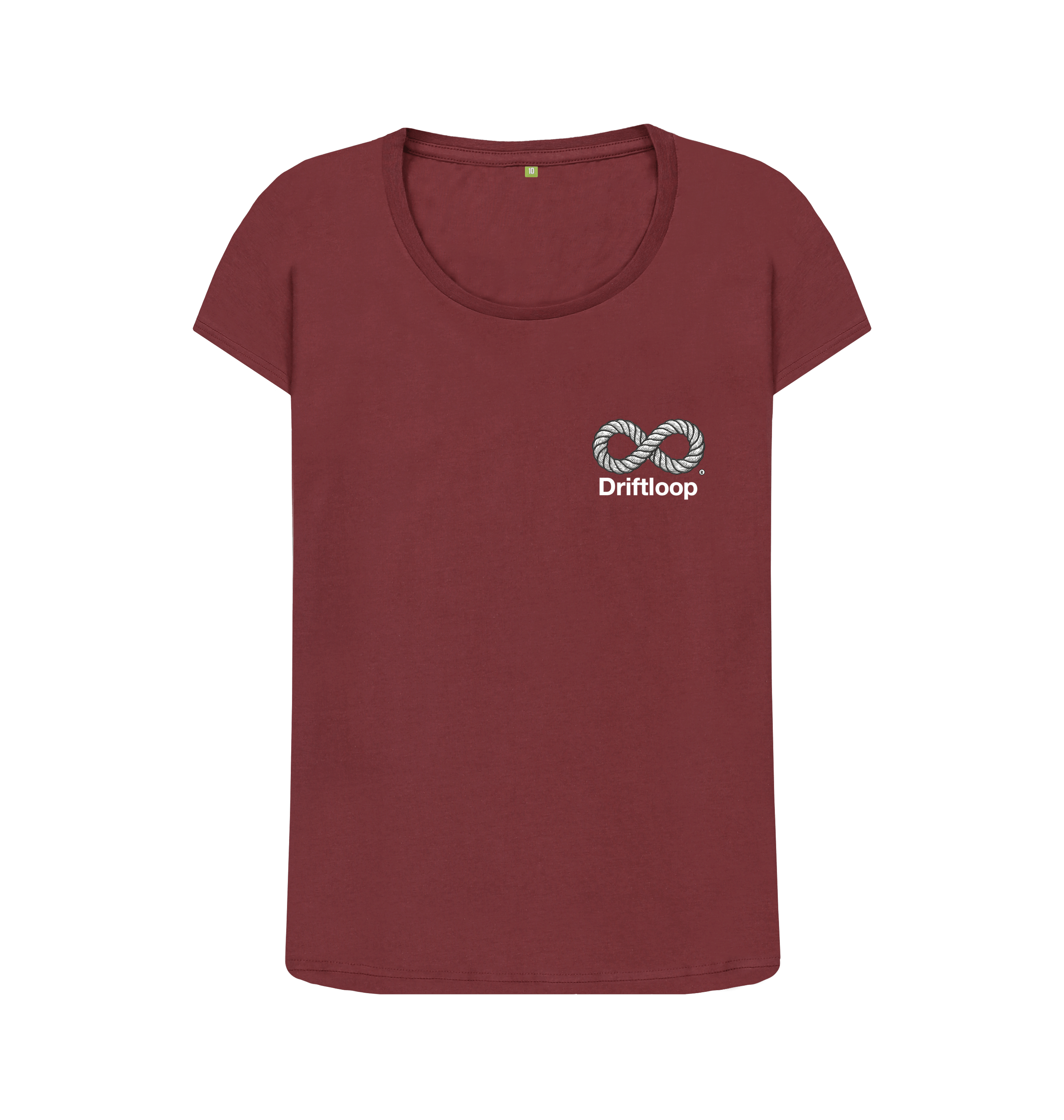 Red Wine Printed T-shirt Front
