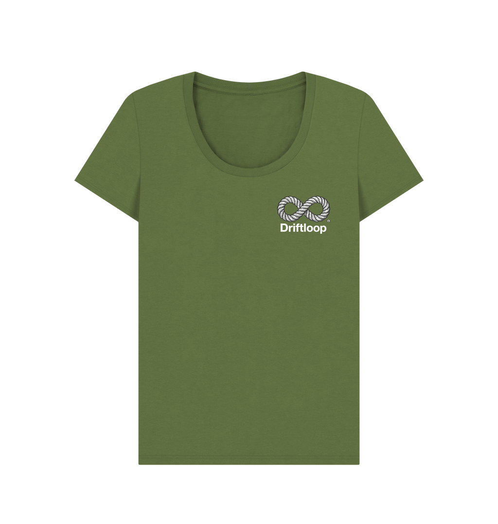Khaki Printed T-shirt Front
