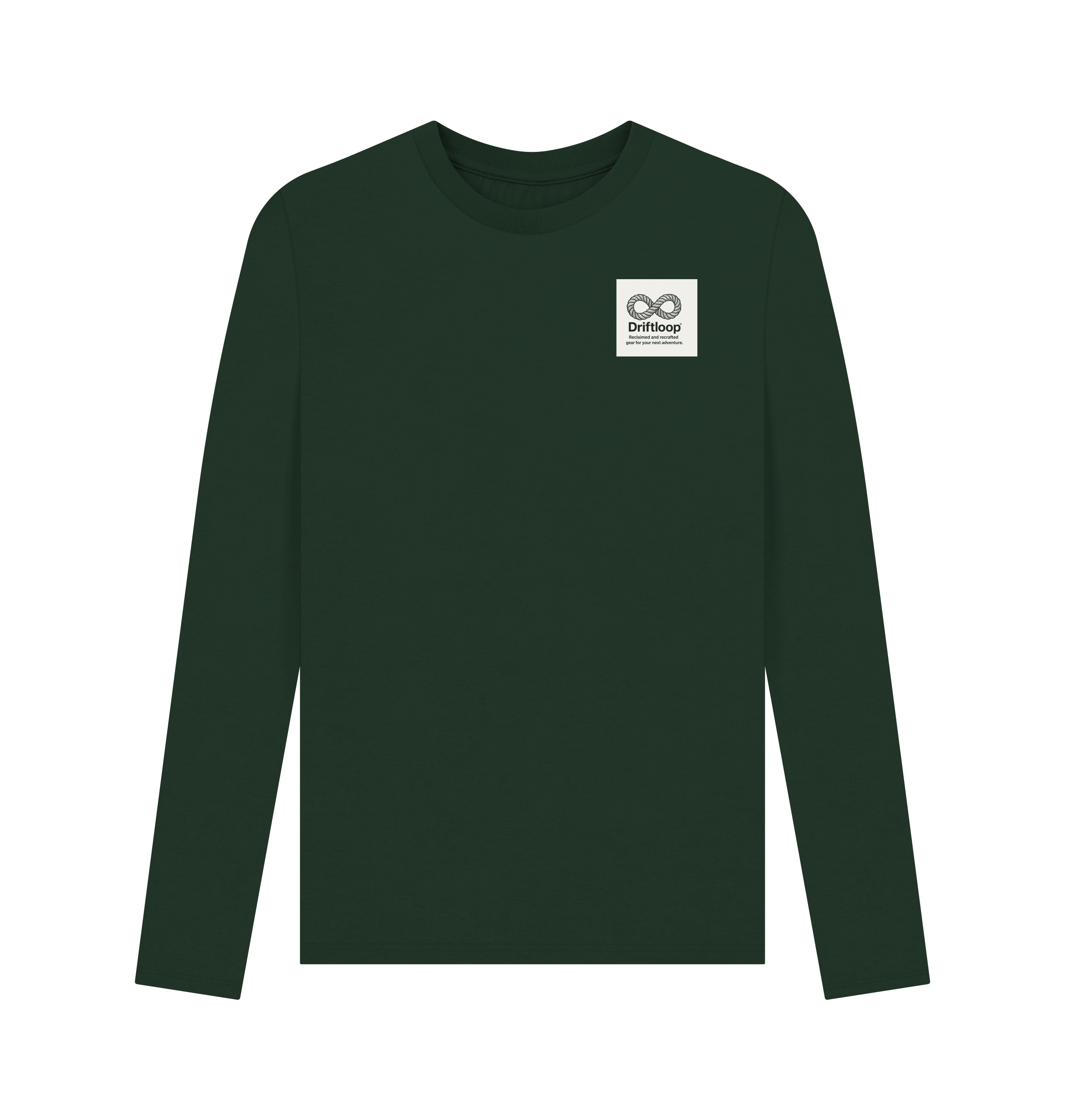 Evergreen Printed Long Sleeve T Shirt Front